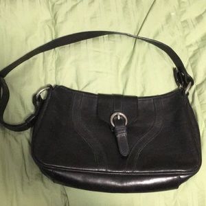 Black Italian Leather Purse